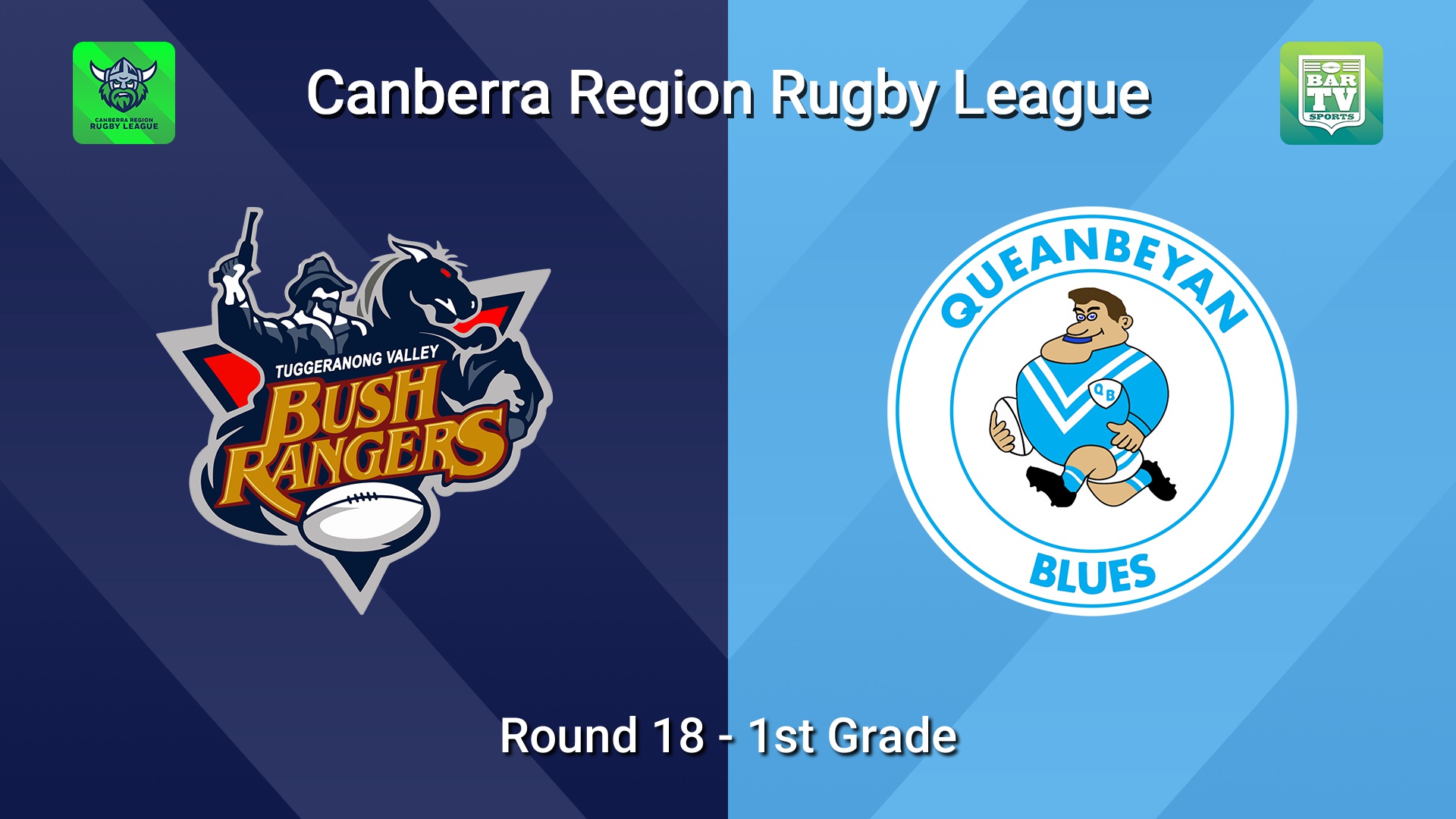 260822-video-Canberra Round 18 - 1st Grade - Tuggeranong Bushrangers v Queanbeyan Blues Slate Image