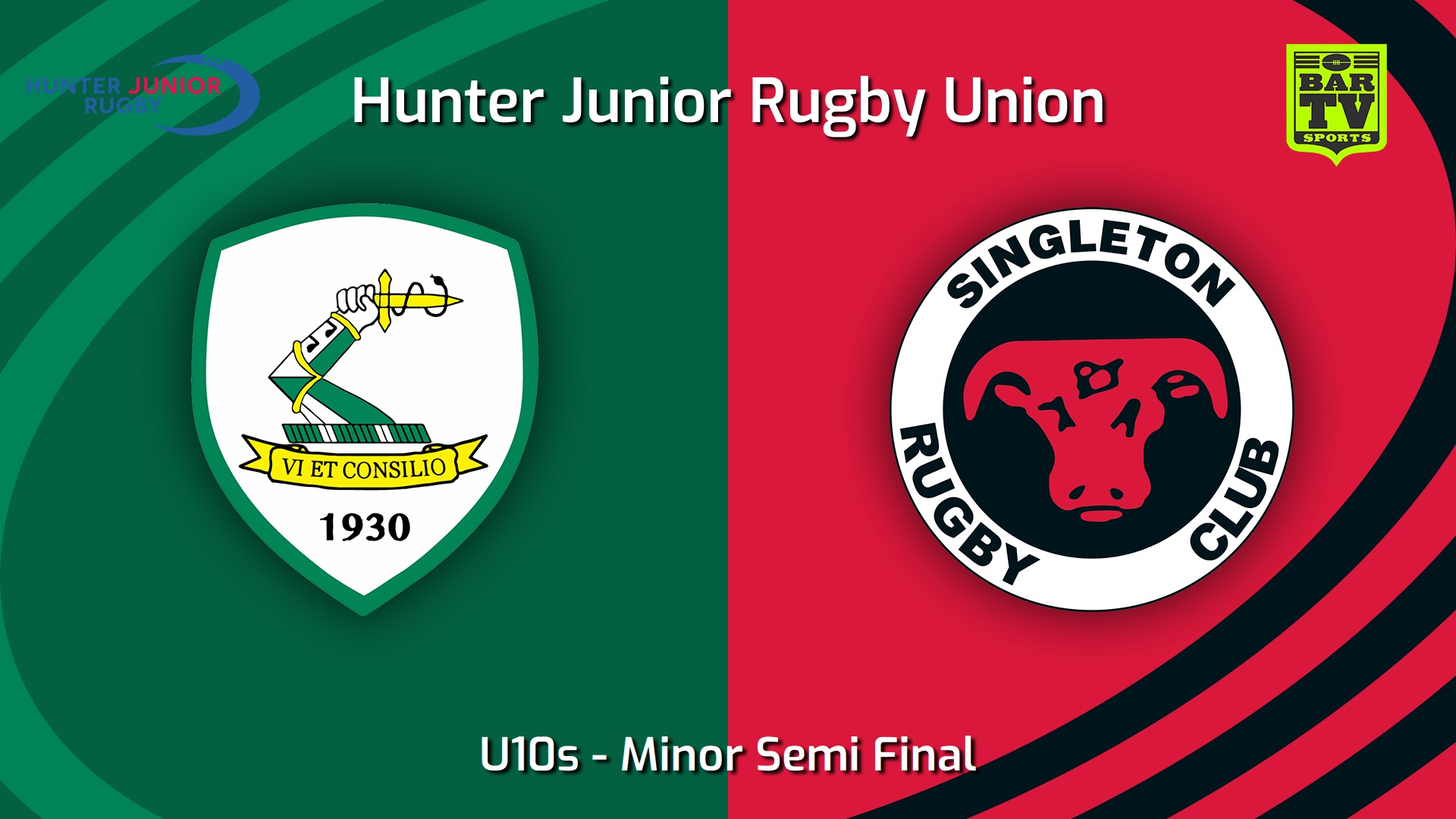 240901-video-Hunter Junior Rugby Union Minor Semi Final - U10s - Merewether Carlton Green v Singleton Bulls Slate Image