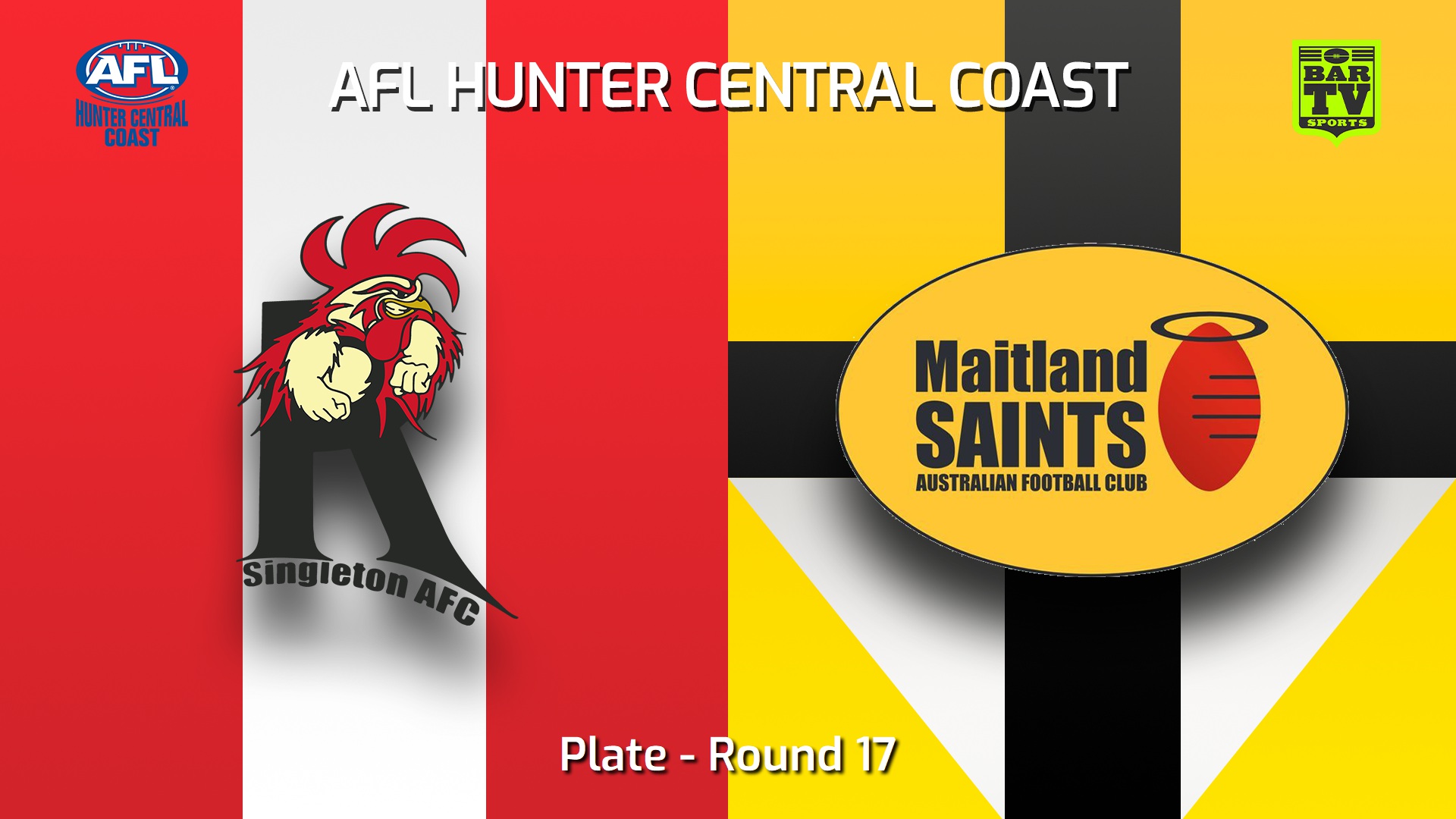 240810-video-AFL Hunter Central Coast Round 17 - Plate - Singleton Roosters v Maitland Saints Slate Image
