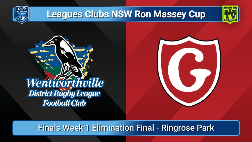 250823-video-Ron Massey Cup Finals Week 1 Elimination Final - Wentworthville Magpies  v Glebe Dirty Reds Slate Image