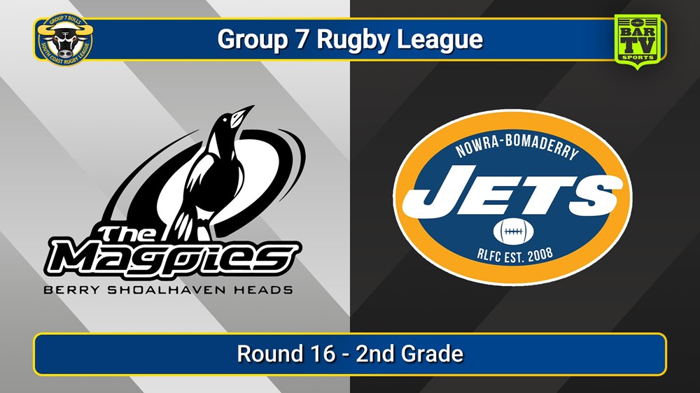 250816-video-South Coast Round 16 - 2nd Grade - Berry-Shoalhaven Heads v Nowra-Bomaderry  Slate Image