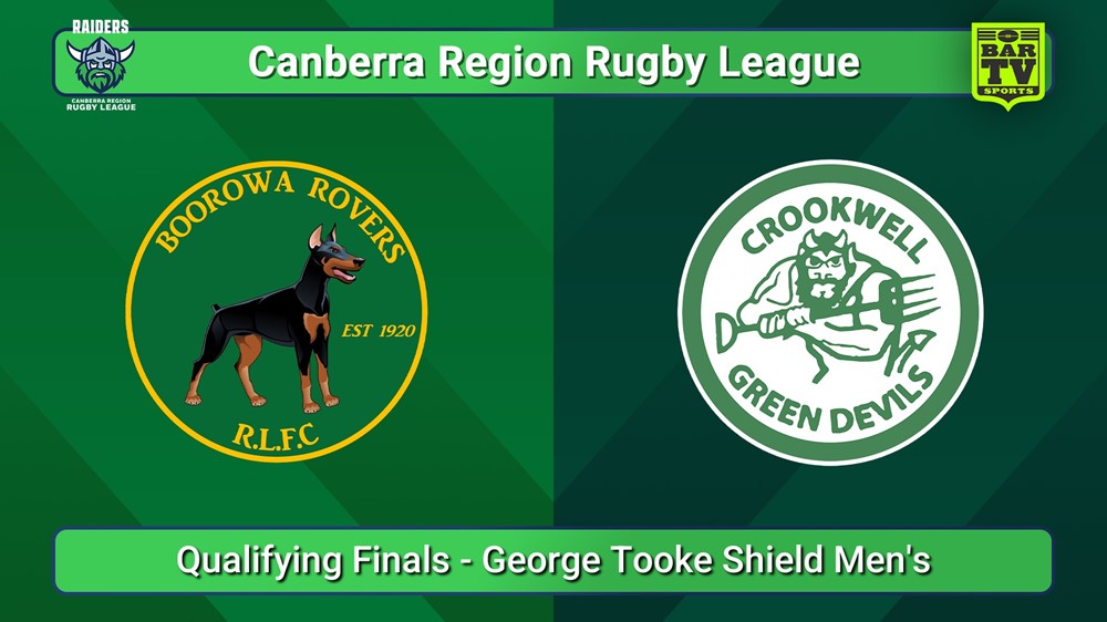 250830-video-Canberra Qualifying Finals - George Tooke Shield Men's - Boorowa Rovers v Crookwell Green Devils Slate Image