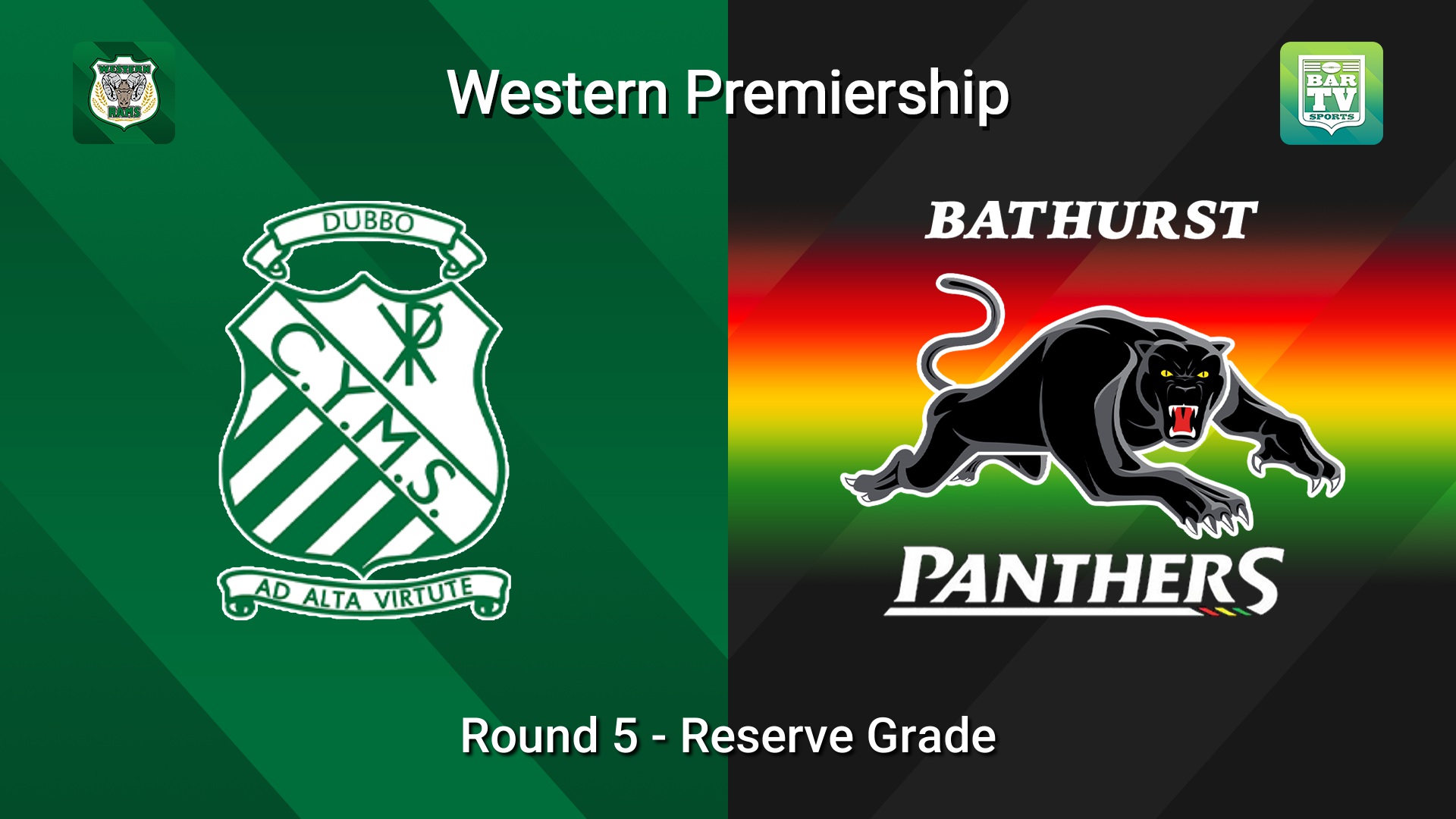 260517-video-Western Premiership Round 5 - Reserve Grade - Dubbo CYMS v Bathurst Panthers Slate Image