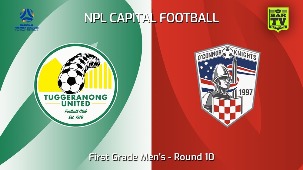 240714-video-Capital NPL Round 10 - Tuggeranong United v O'Connor Knights SC Slate Image