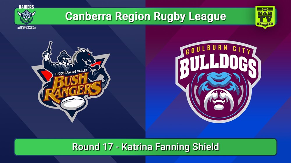 250809-video-Canberra Round 17 - Katrina Fanning Shield - Tuggeranong Bushrangers v Goulburn City Bulldogs Slate Image
