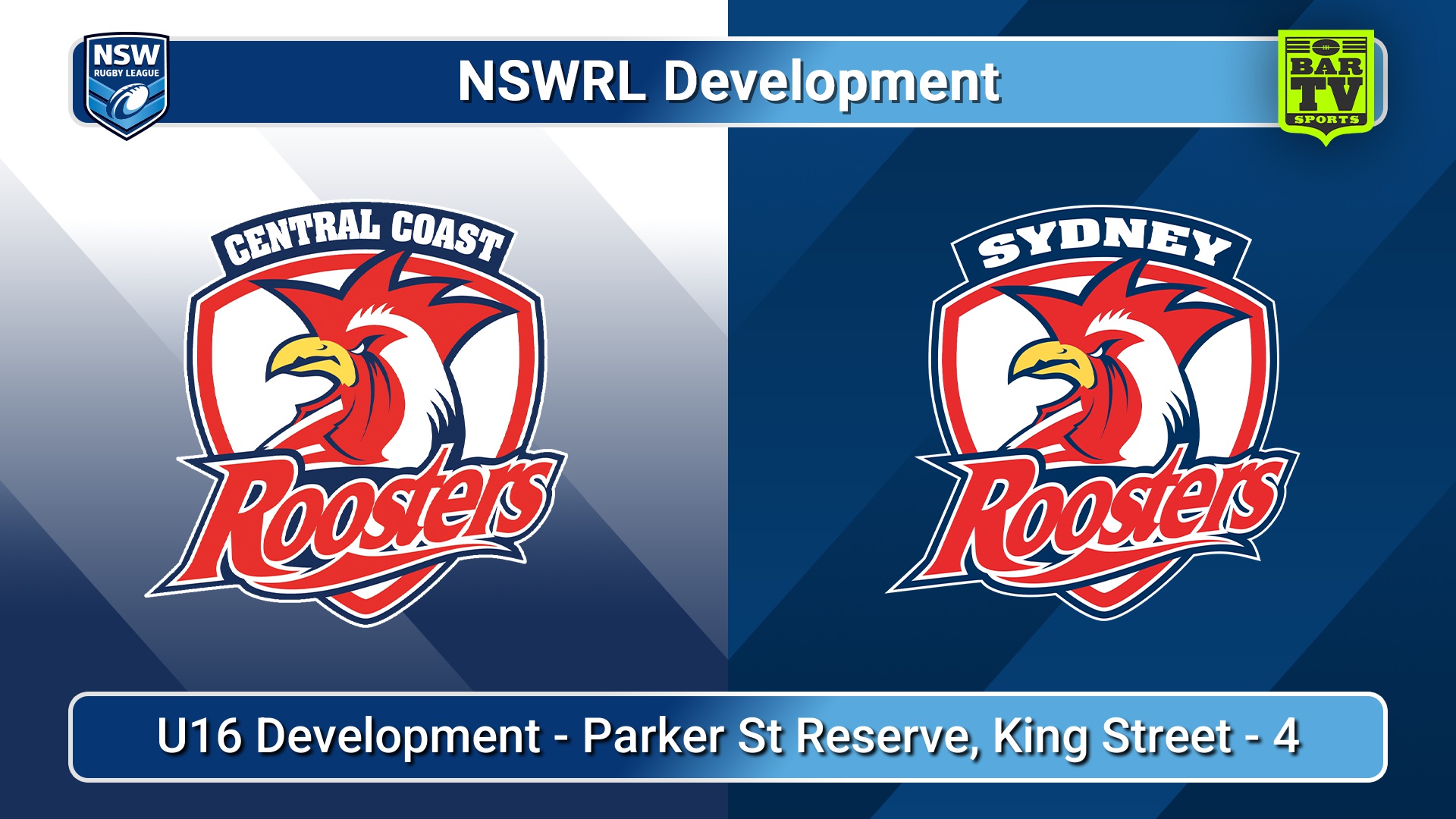 260716-video-NSWRL Development Game 52 - U16 Development - Central Coast Roosters v Sydney Roosters Slate Image