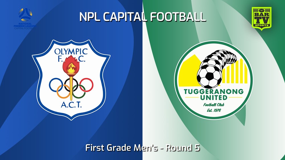 240504-video-Capital NPL Round 5 - Canberra Olympic FC v Tuggeranong United Slate Image