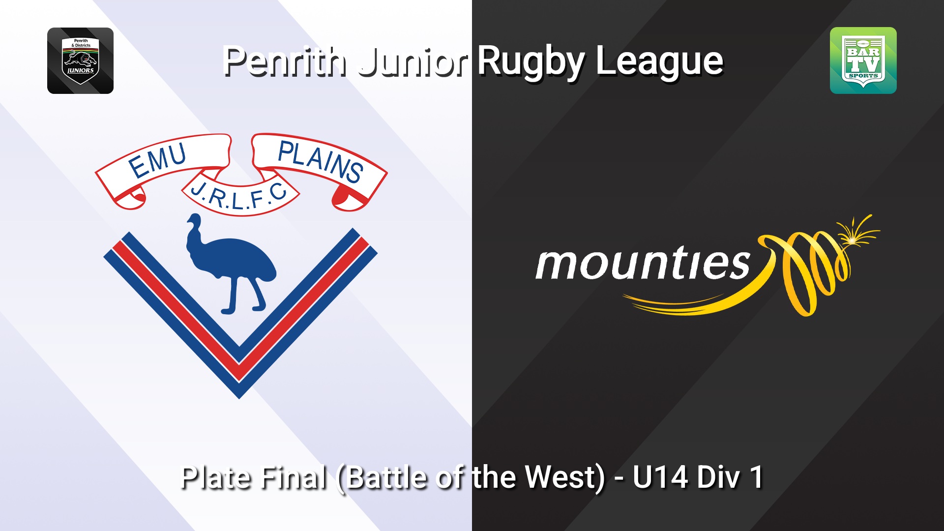 260919-video-Penrith & District Junior Rugby League Plate Final (Battle of the West) - U14 Div 1 - Emu Plains v Mounties Minigame Slate Image