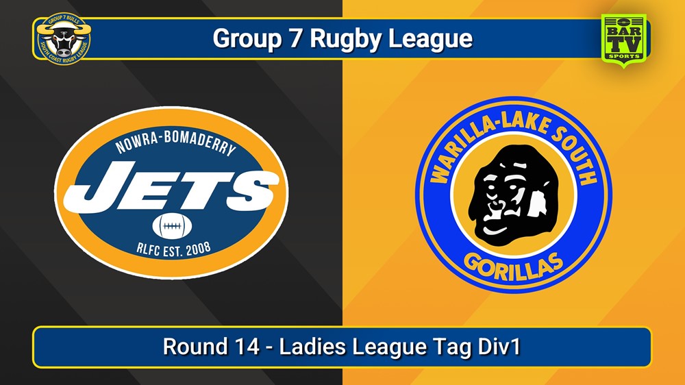 250727-video-South Coast Round 14 - Ladies League Tag Div1 - Nowra-Bomaderry  v Warilla-Lake South Slate Image