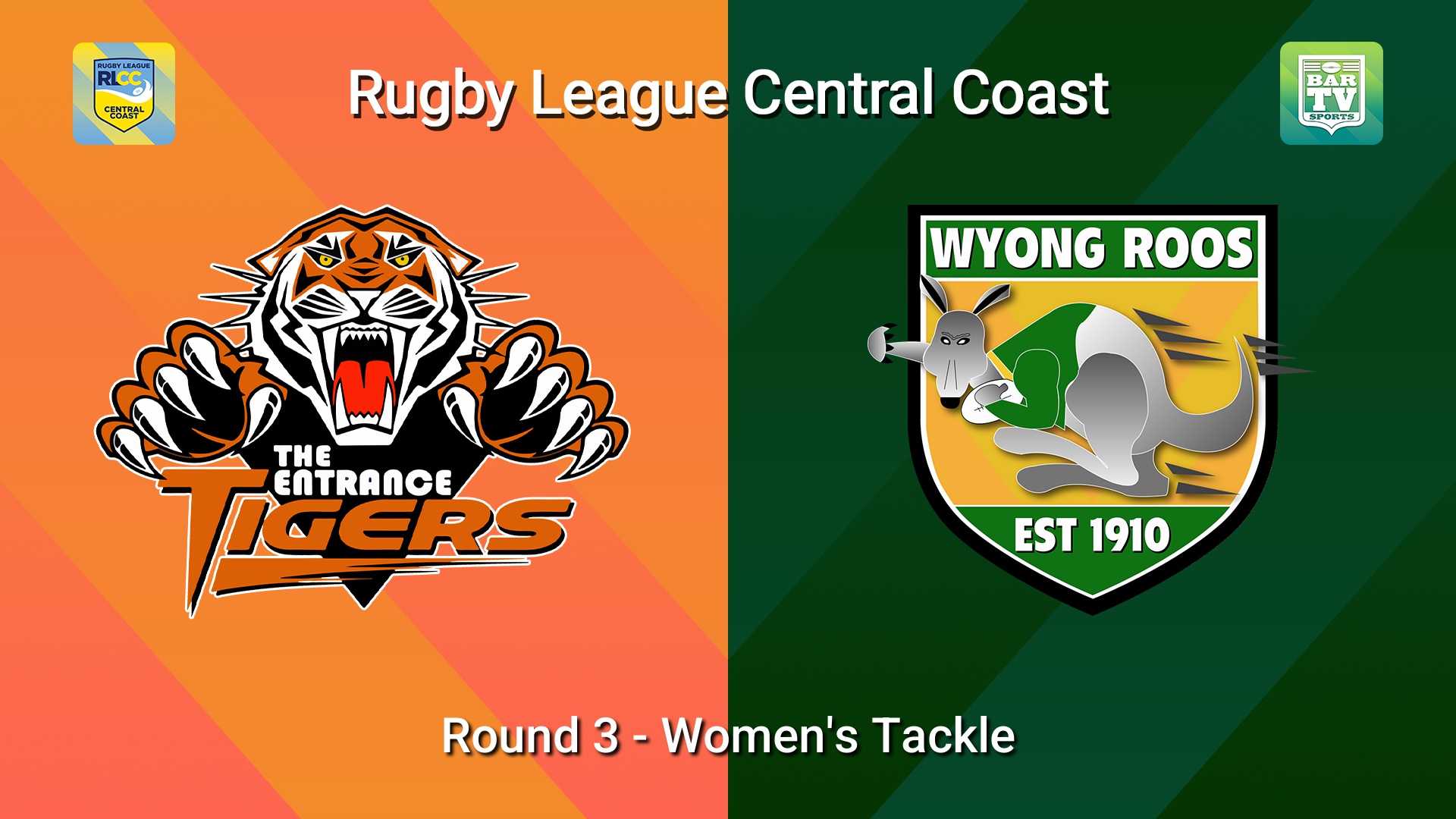 260426-video-RLCC Round 3 - Women's Tackle - The Entrance Tigers v Wyong Roos Minigame Slate Image