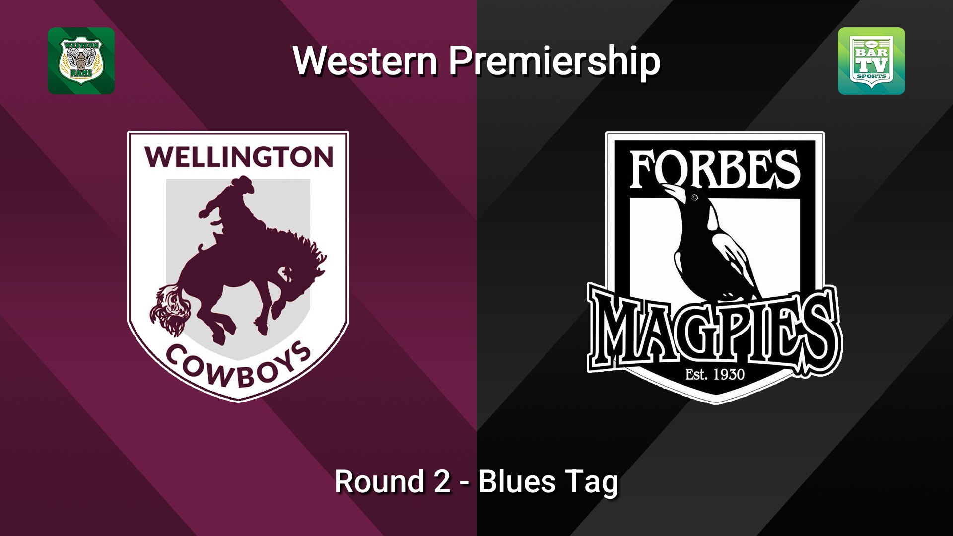 260426-video-Western Premiership Round 2 - Blues Tag - Wellington Cowboys v Forbes Magpies Slate Image