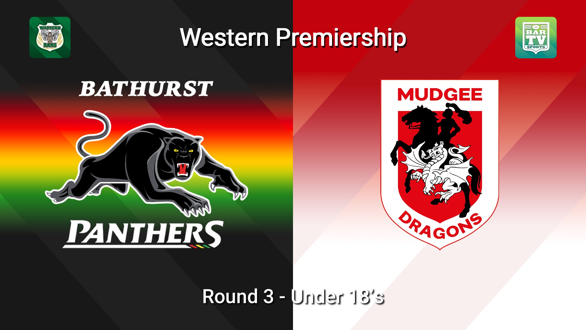 260503-video-Western Premiership Round 3 - Under 18’s - Bathurst Panthers v Mudgee Dragons Slate Image