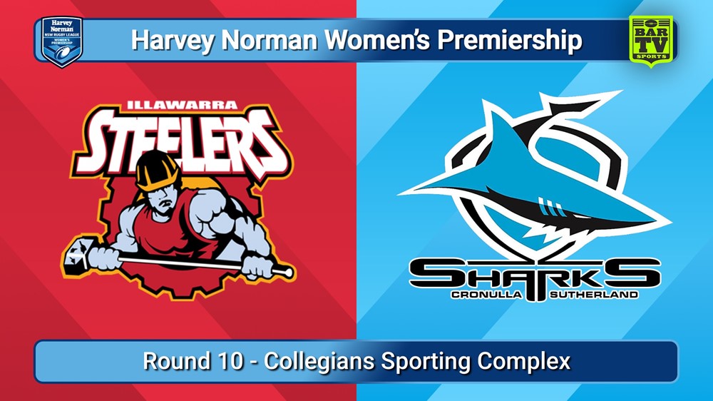 250906-video-Harvey Norman NSW Women's Premiership Round 10 - Illawarra Steelers v Cronulla-Sutherland Sharks Slate Image