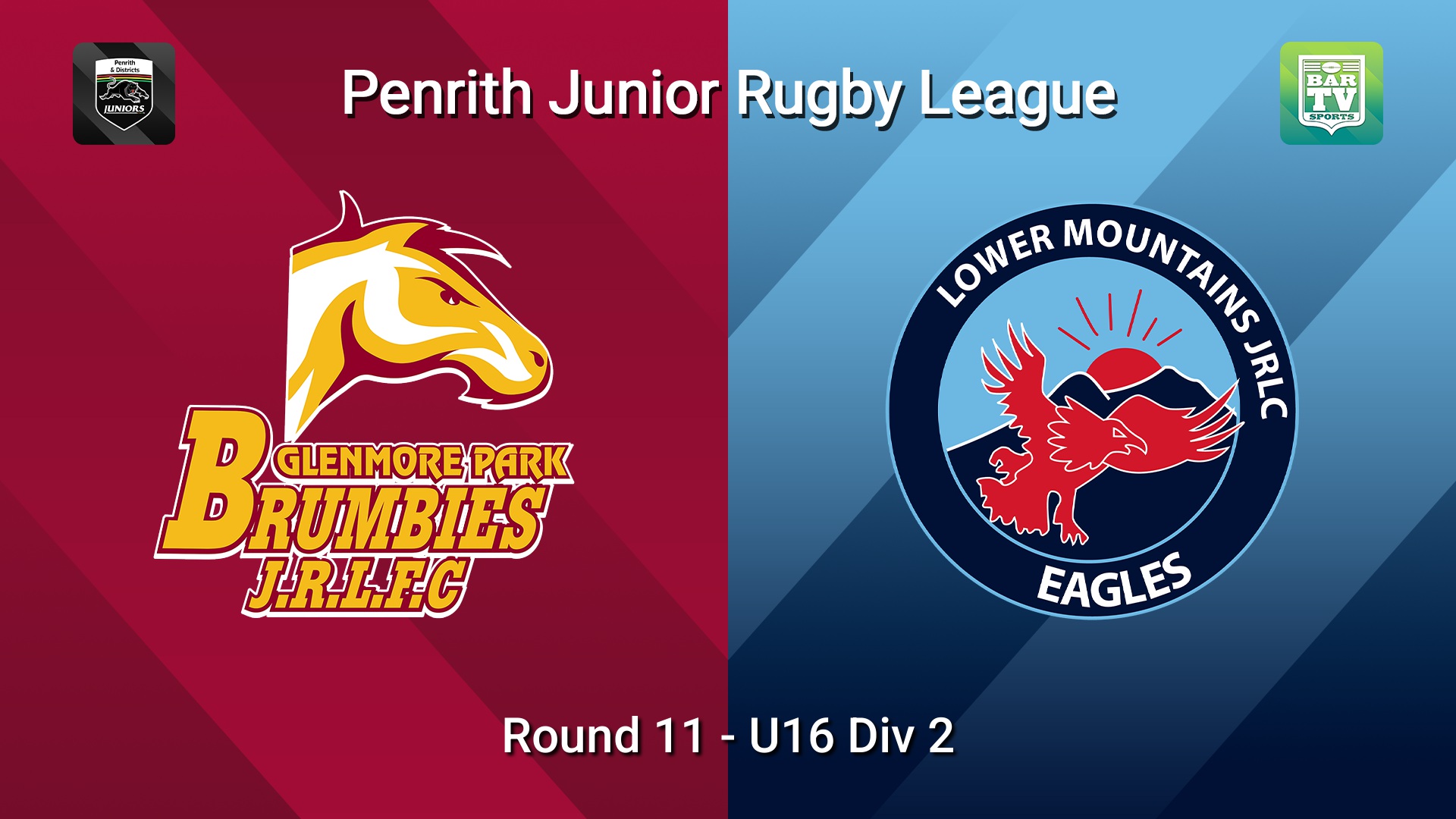 260711-video-Penrith & District Junior Rugby League Round 11 - U16 Div 2 - Glenmore Park v Lower Mountains Slate Image