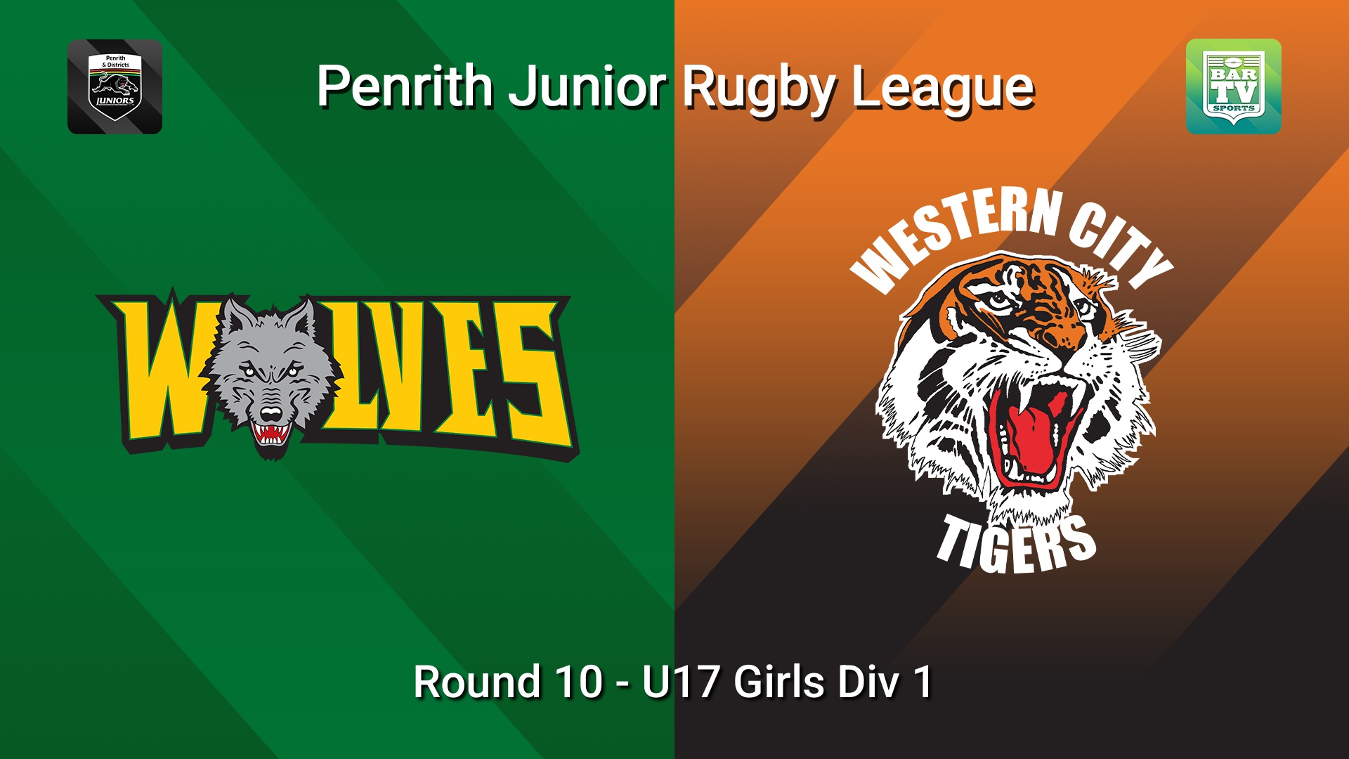 260704-video-Penrith & District Junior Rugby League Round 10 - U17 Girls Div 1 - Windsor Wolves v Western City Tigers Slate Image