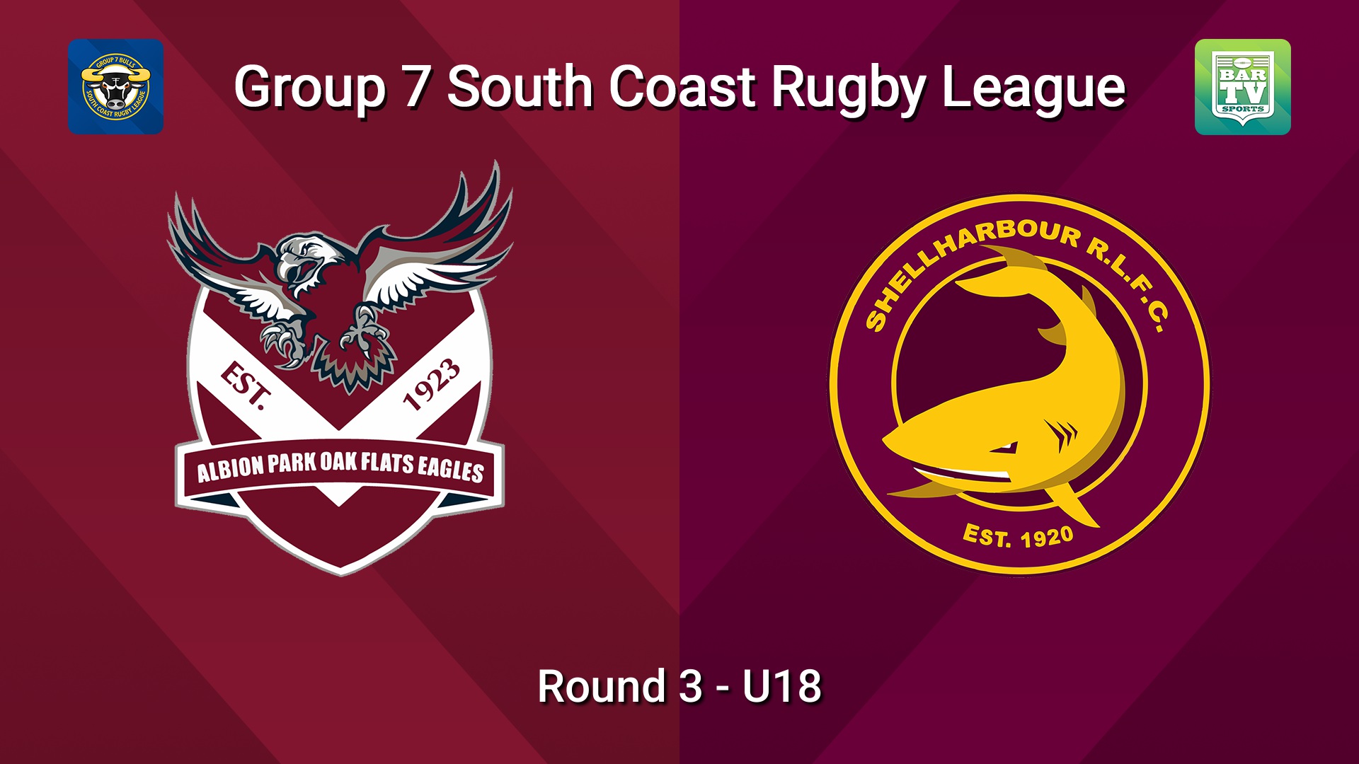 260503-video-South Coast Round 3 - U18 - Albion Park Oak Flats v Shellharbour Sharks Slate Image