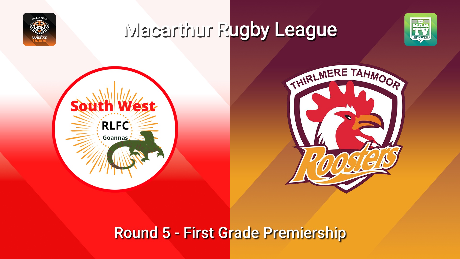 260517-video-Macarthur RL Round 5 - First Grade Premiership - South West Goannas v Thirlmere Roosters Slate Image