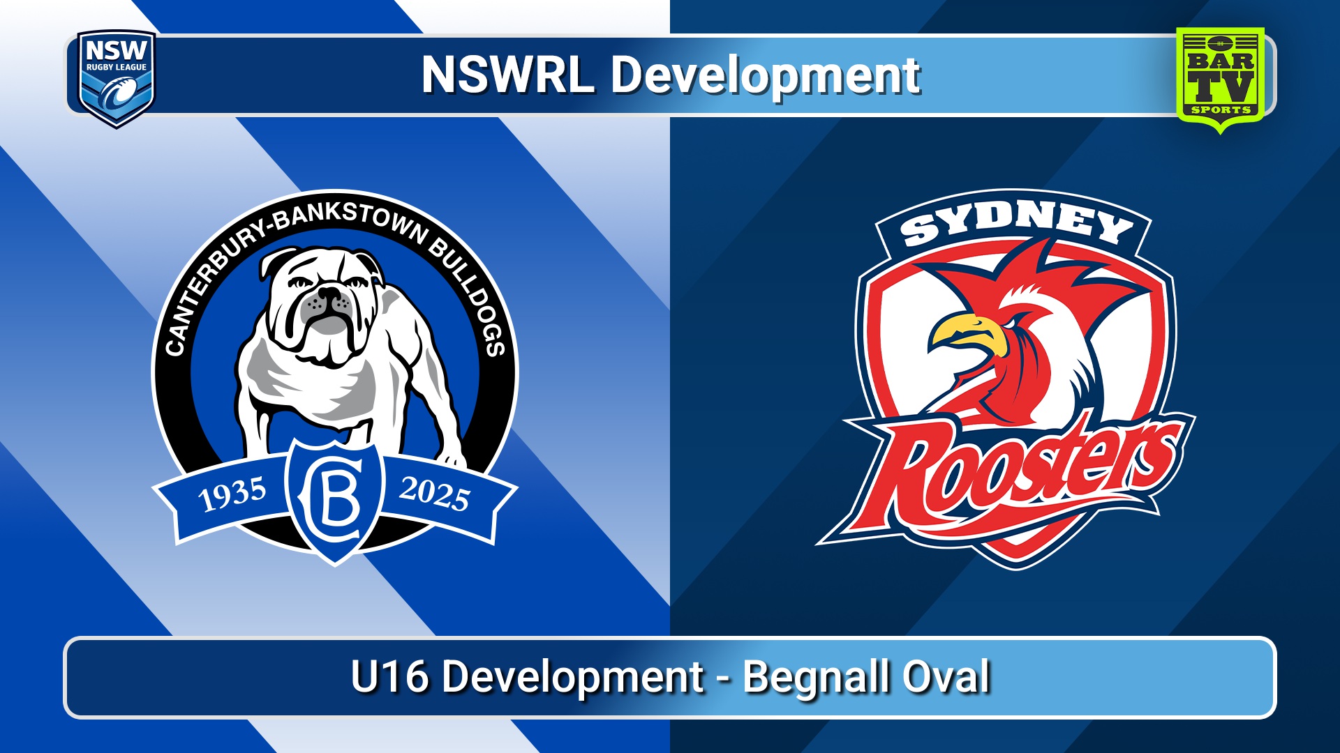 250714-video-NSWRL Development U16 Development - Canterbury-Bankstown Bulldogs v Sydney Roosters Slate Image