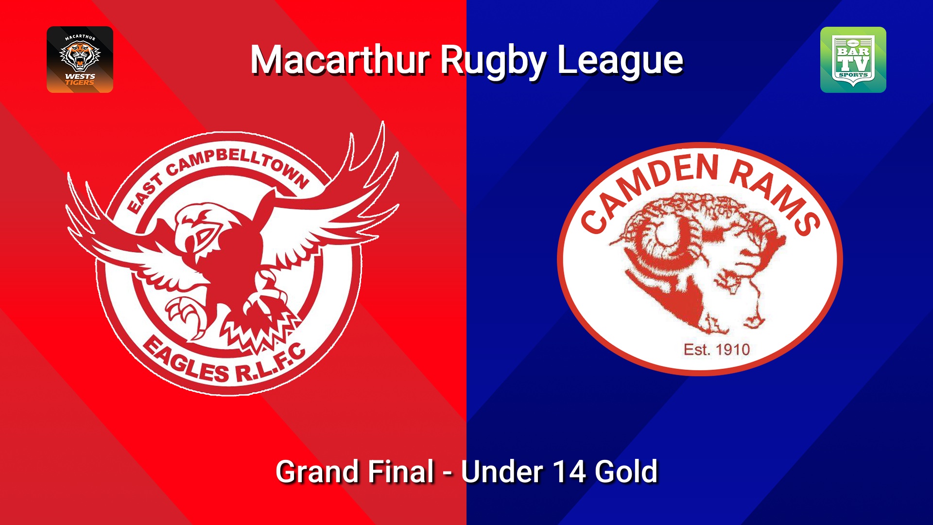 260906-video-Macarthur RL Grand Final - Under 14 Gold - East Campbelltown Eagles v Camden Rams Slate Image
