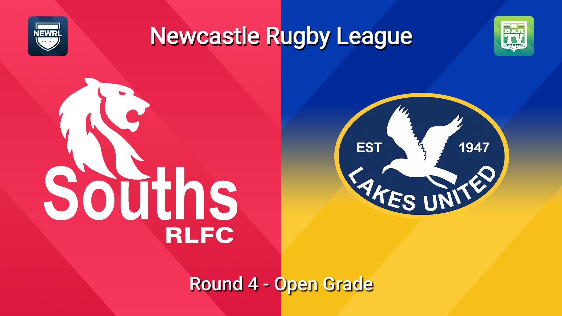 260508-video-Newcastle RL Round 4 - Open Grade - South Newcastle Lions v Lakes United Seagulls Slate Image