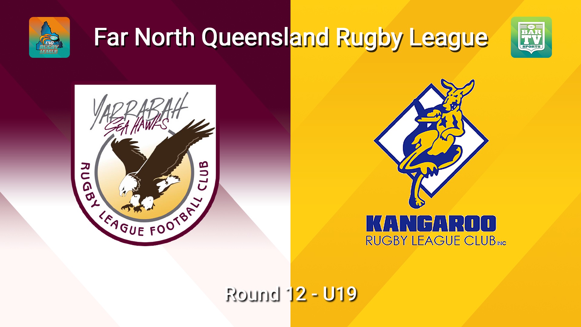 260621-video-FNQ Rugby League Round 12 - O'Neills U19s - Yarrabah Sea Hawks  v Cairns Kangaroos Minigame Slate Image