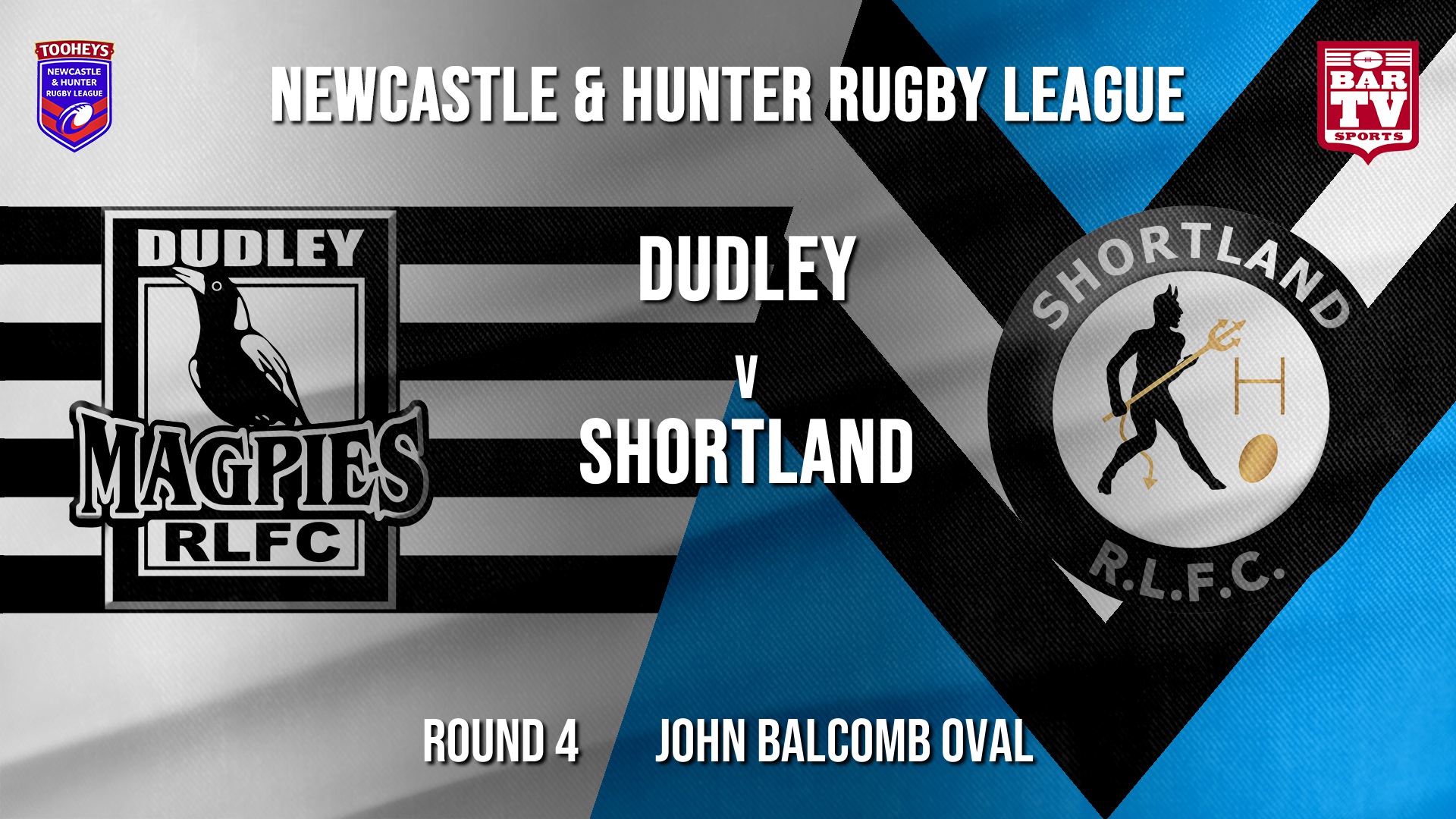 NHRL Round 4 - Blue Tag B - Dudley Magpies v Shortland Devils Slate Image