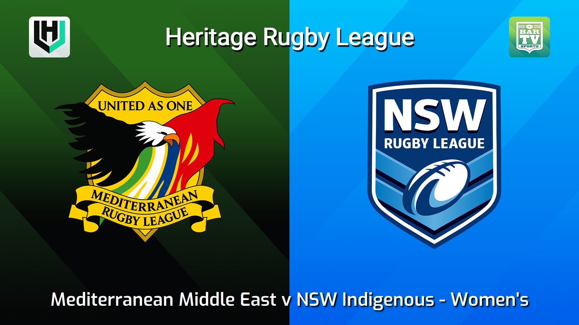 261101-video-Heritage RL Women's - Mediterranean-Middle East v NSW Indigenous Rugby League Slate Image