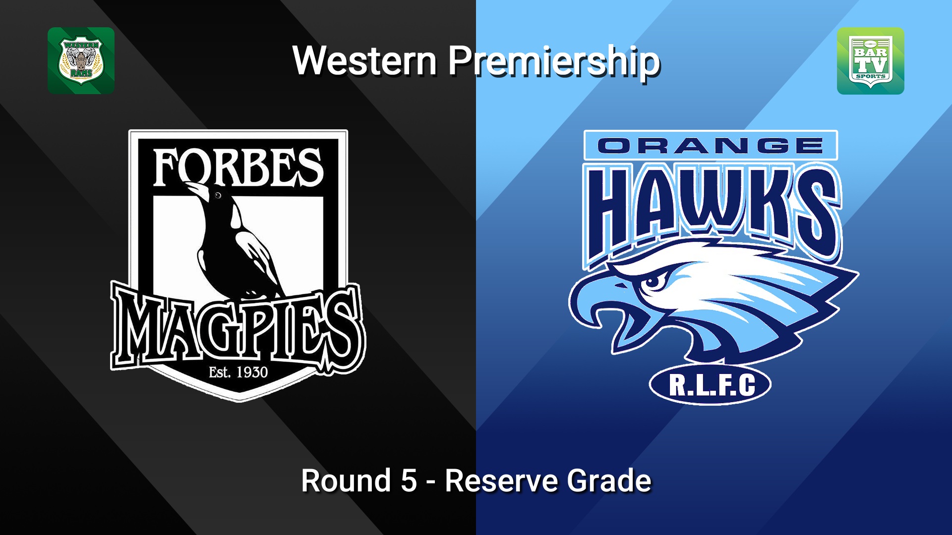 260517-video-Western Premiership Round 5 - Reserve Grade - Forbes Magpies v Orange Hawks Slate Image