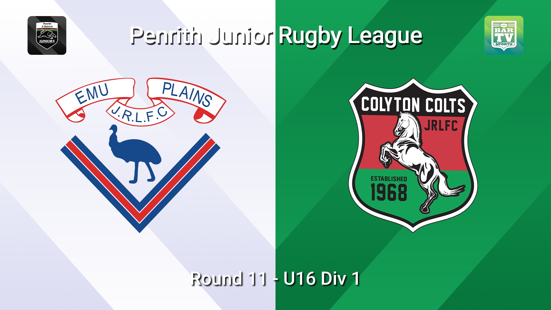 260711-video-Penrith & District Junior Rugby League Round 11 - U16 Div 1 - Emu Plains v Colyton Slate Image