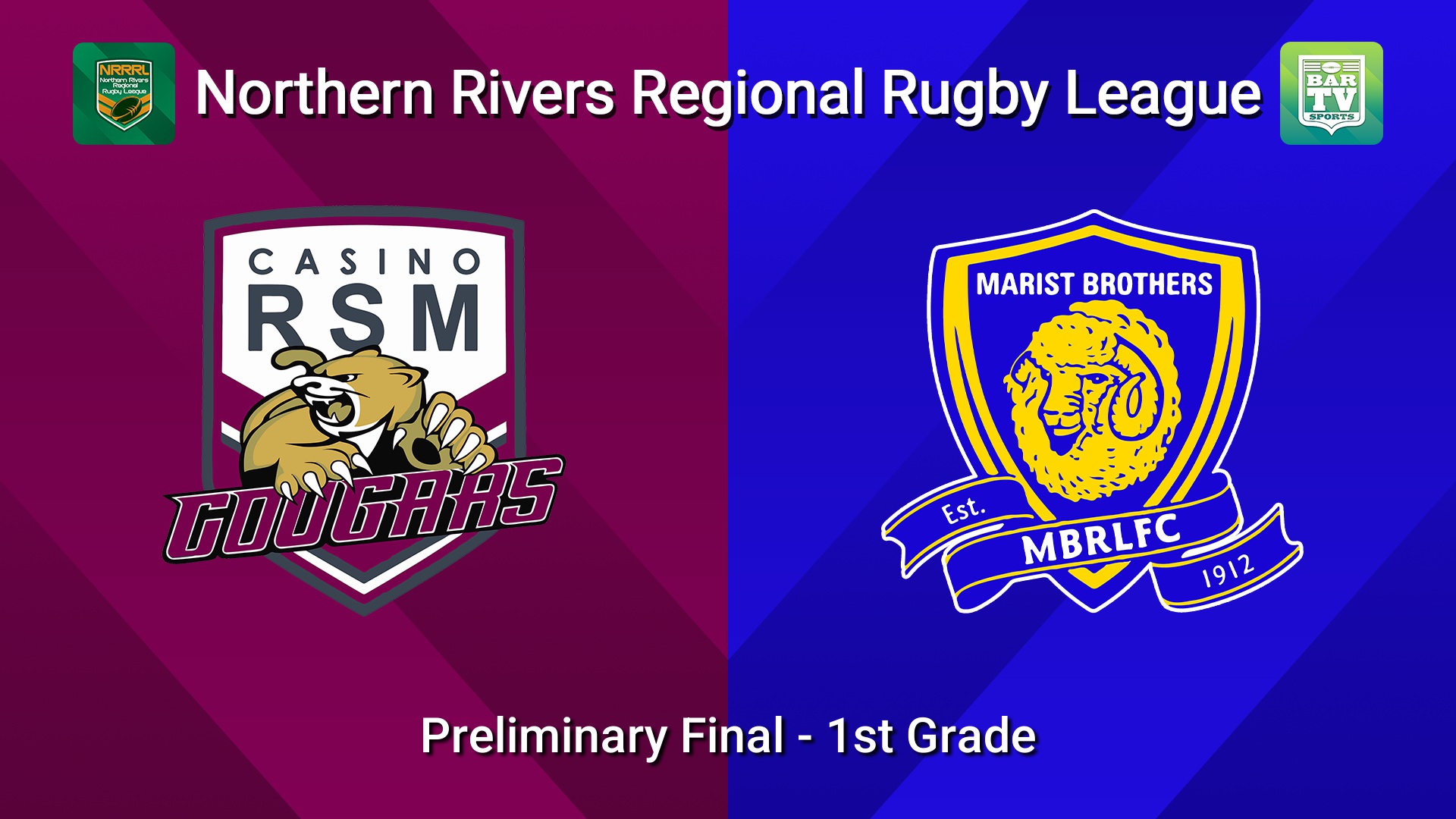 260906-video-Northern Rivers Preliminary Final - 1st Grade - Casino RSM Cougars v Lismore Marist Brothers Slate Image