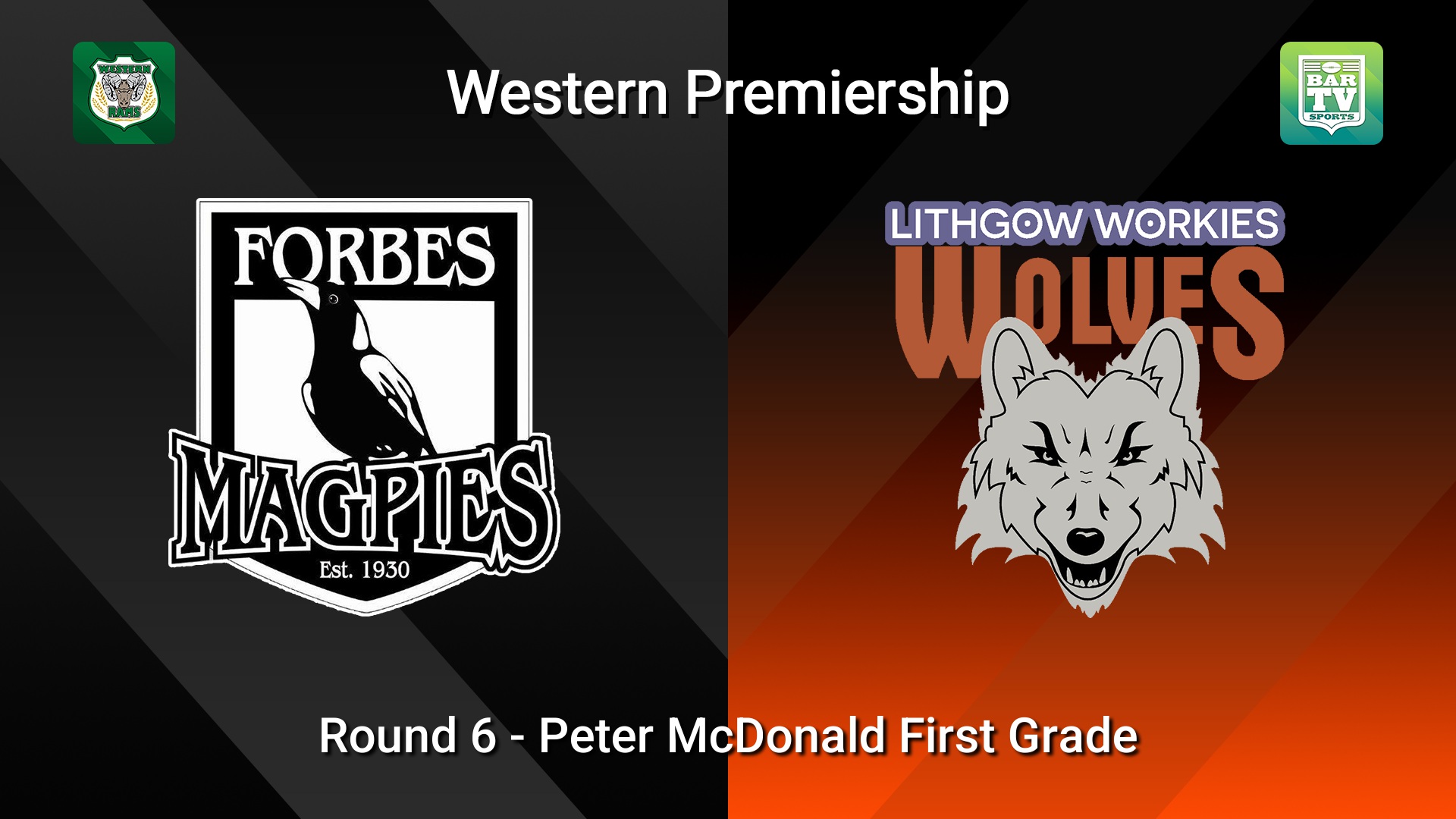 260524-video-Western Premiership Round 6 - Peter McDonald First Grade - Forbes Magpies v Lithgow Workies Wolves Slate Image