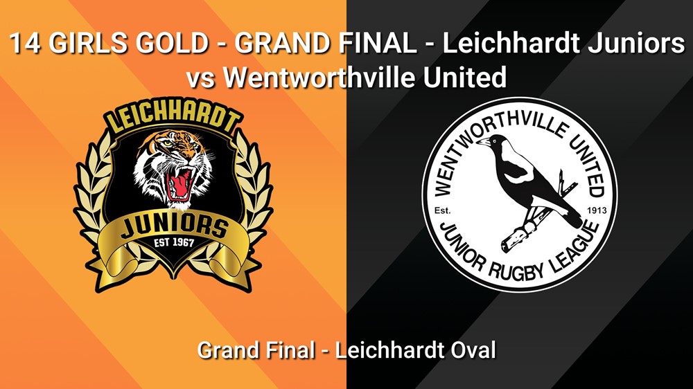 250831-video-Balmain Junior RL Grand Final - METRO COMBINED UNDER 14 GIRLS GOLD - Leichhardt Juniors v Wentworthville United Slate Image