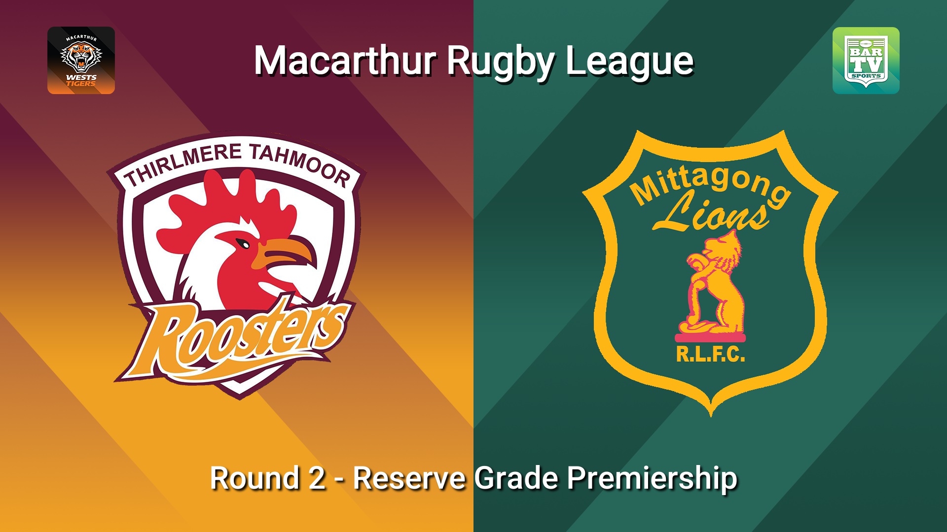 260419-video-Macarthur RL Round 2 - Reserve Grade Premiership - Thirlmere Roosters v Mittagong Lions Slate Image