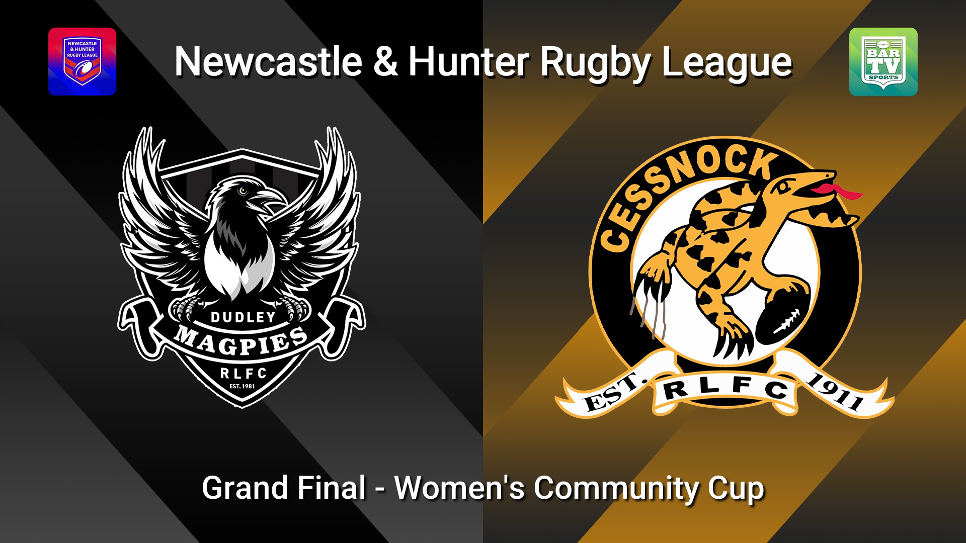 260912-video-NHRL Grand Final - Women's Community Cup - Dudley Magpies v Cessnock Goannas Slate Image