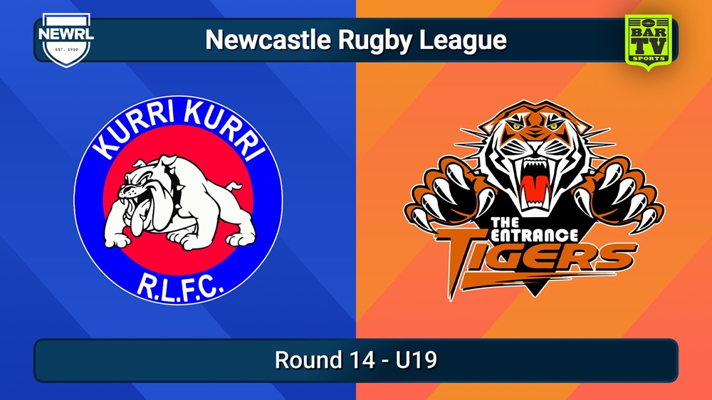 250719-video-Newcastle RL Round 14 - U19 - Kurri Kurri Bulldogs v The Entrance Tigers Slate Image