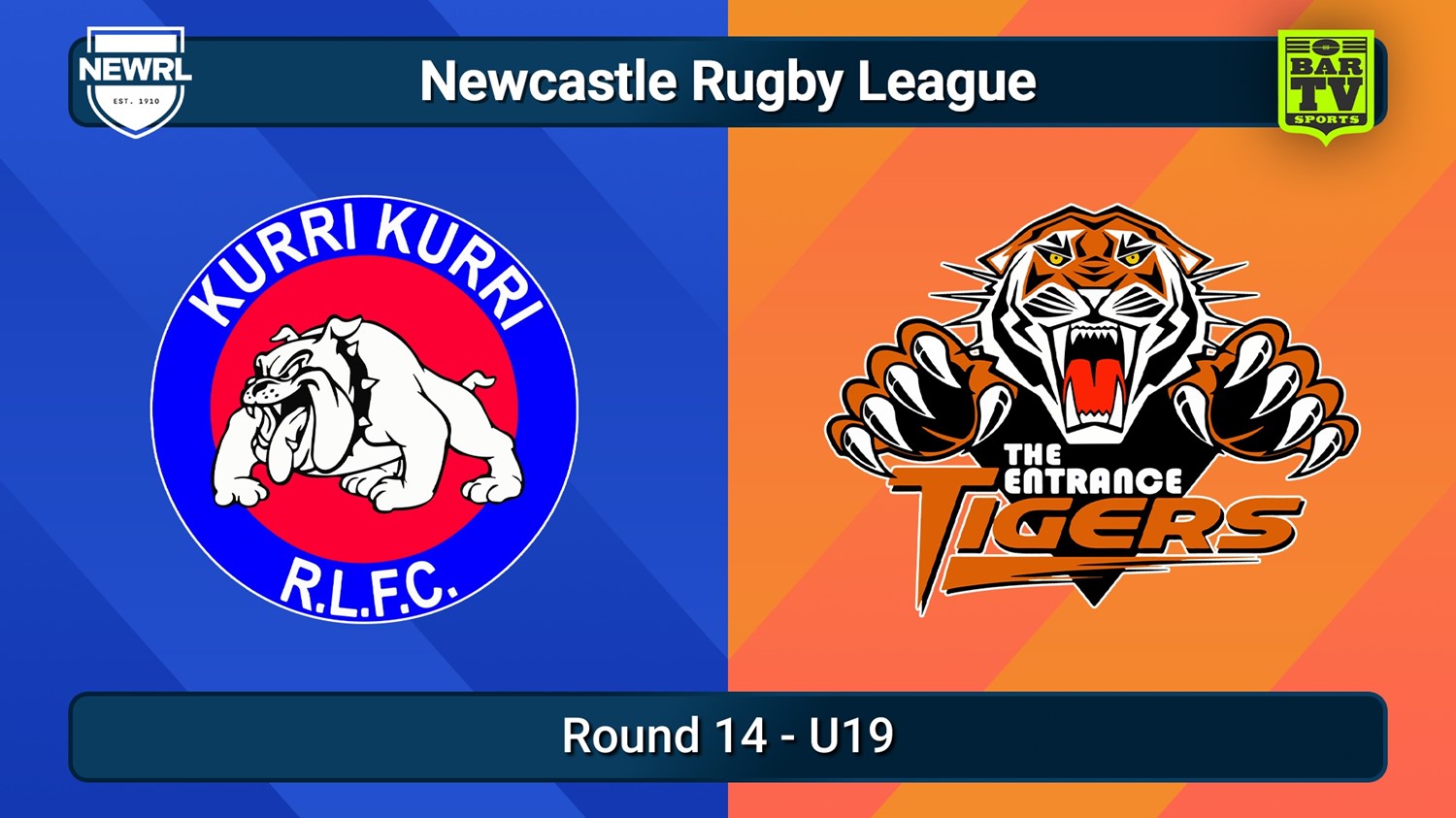 250719-video-Newcastle RL Round 14 - U19 - Kurri Kurri Bulldogs v The Entrance Tigers Slate Image