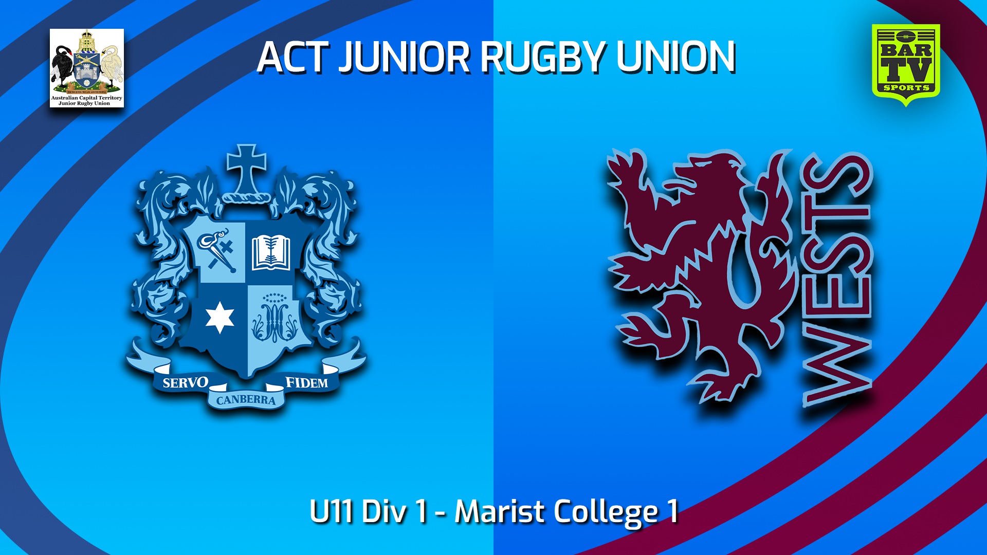 250816-video-ACT Junior Rugby Union Round 12 - U11 Div 1 - Marist College Canberra v Wests Lions Slate Image