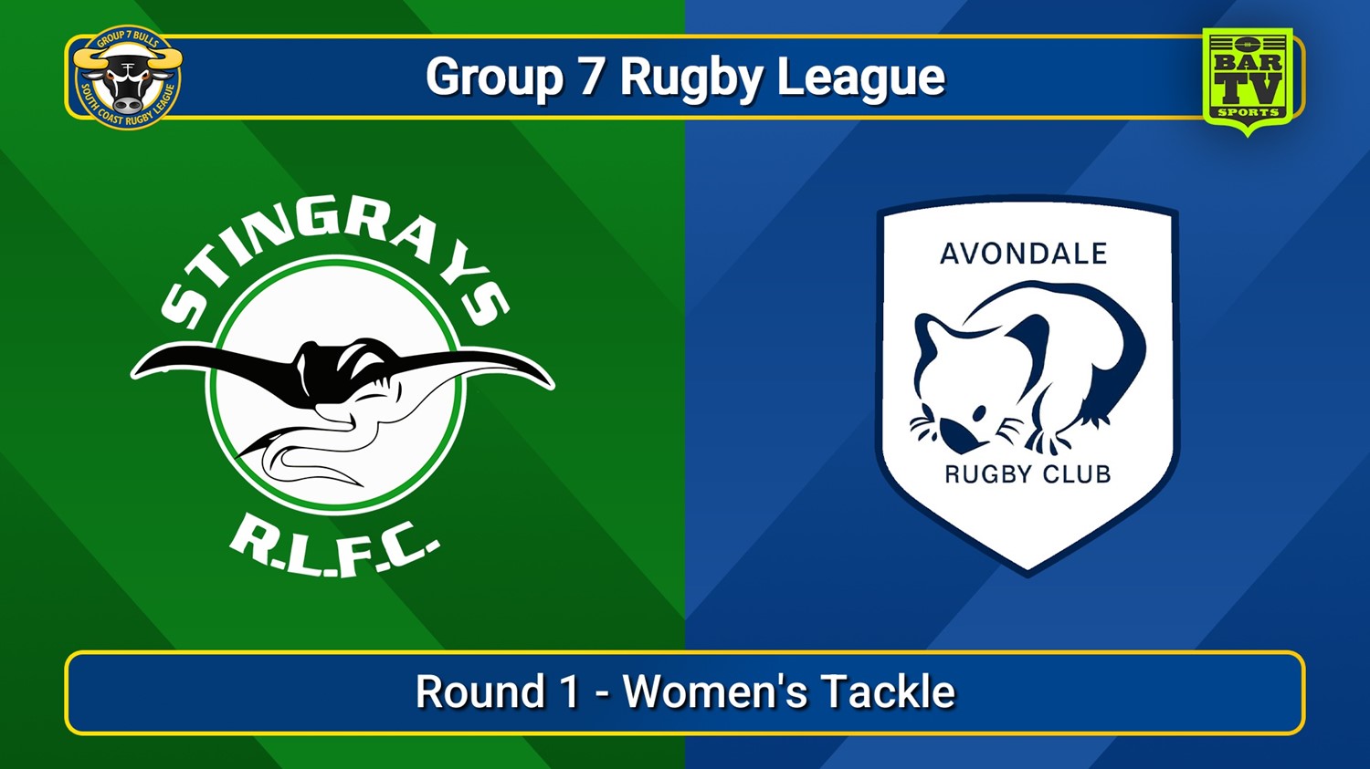 250427-video-South Coast Round 1 - Women's Tackle - Stingrays of Shellharbour v Avondale Wombats Slate Image