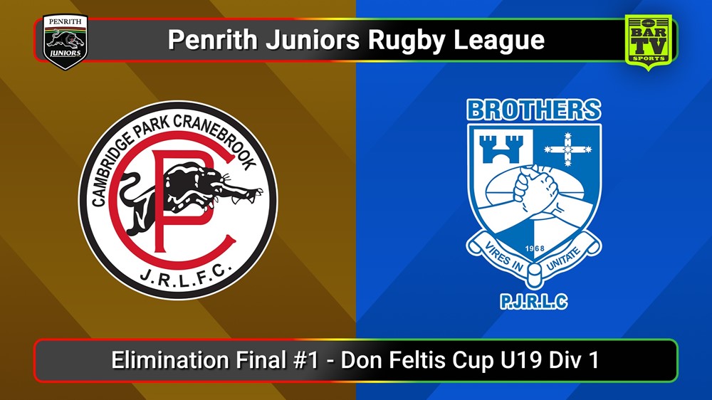 250824-video-Penrith & District Junior Rugby League Elimination Final #1 - Don Feltis Cup U19 Div 1 - Cambridge Park v Brothers Slate Image