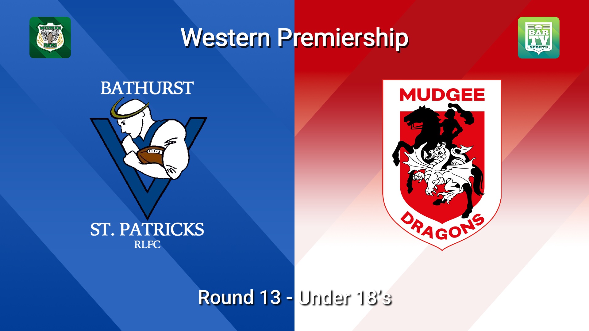 260726-video-Western Premiership Round 13 - Under 18’s - Bathurst St. Pats v Mudgee Dragons Slate Image