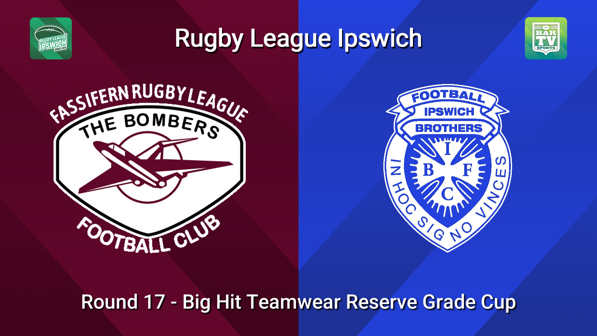260809-video-Rugby League Ipswich Round 17 - Big Hit Teamwear Reserve Grade Cup - Fassifern Bombers v Brothers Ipswich Minigame Slate Image