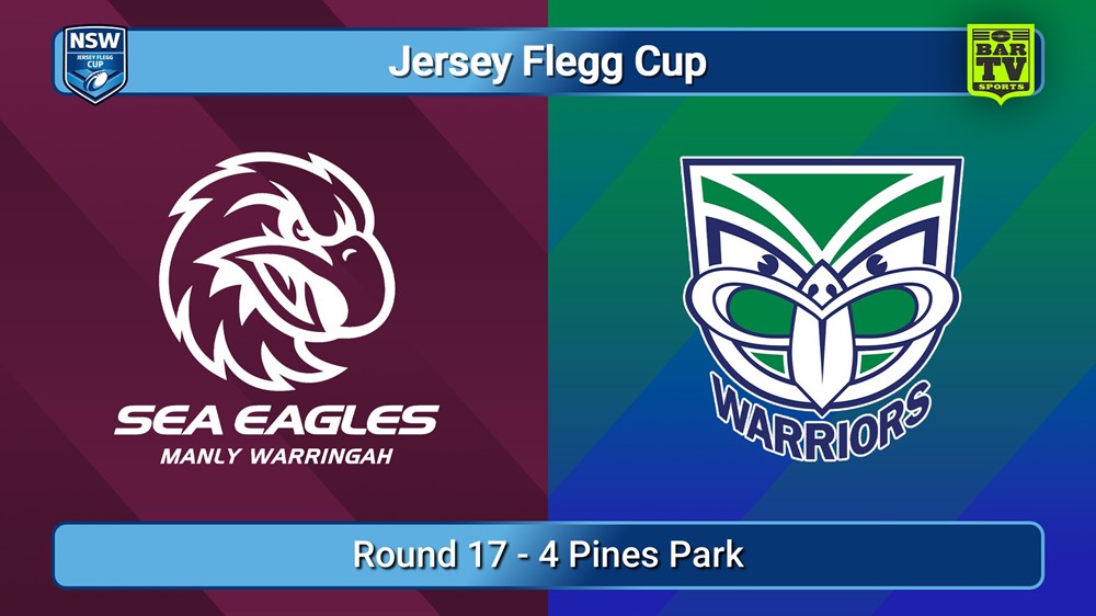 250628-video-Jersey Flegg Cup Round 17 - Manly Warringah Sea Eagles v New Zealand Warriors Slate Image