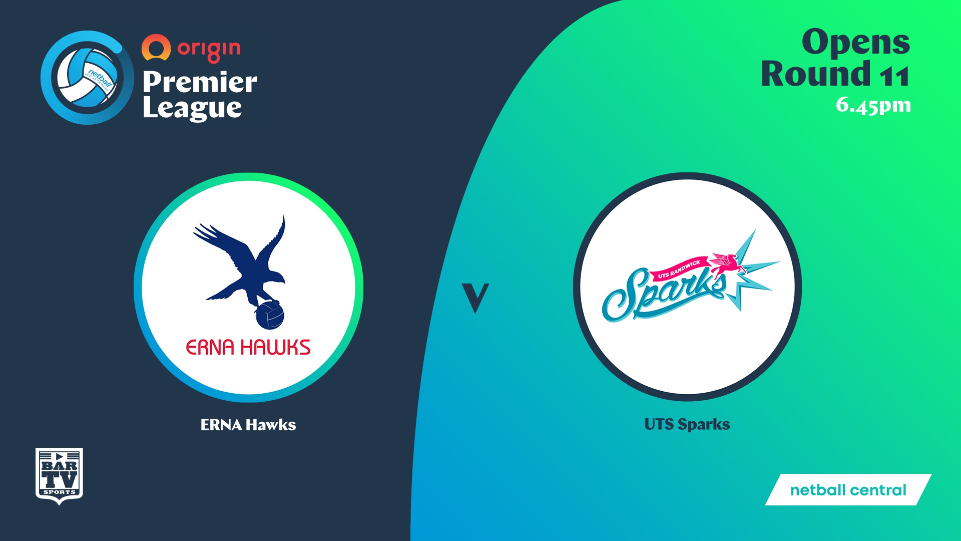 NSW Prem League Round 11 - Opens - Erna Hawks v UTS Randwick Sparks Slate Image