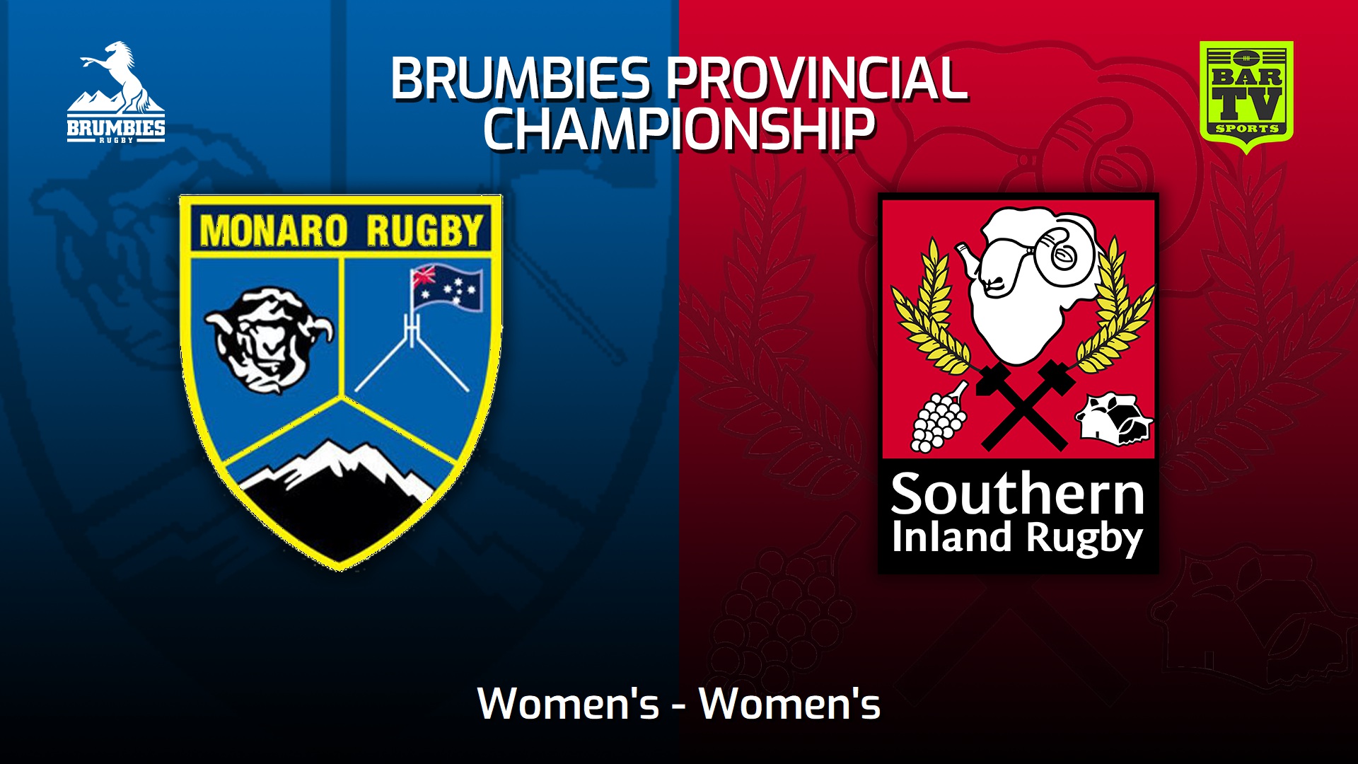 230610-Brumbies Prov Champs Women's - Women's - Monaro v Southern Inland Slate Image