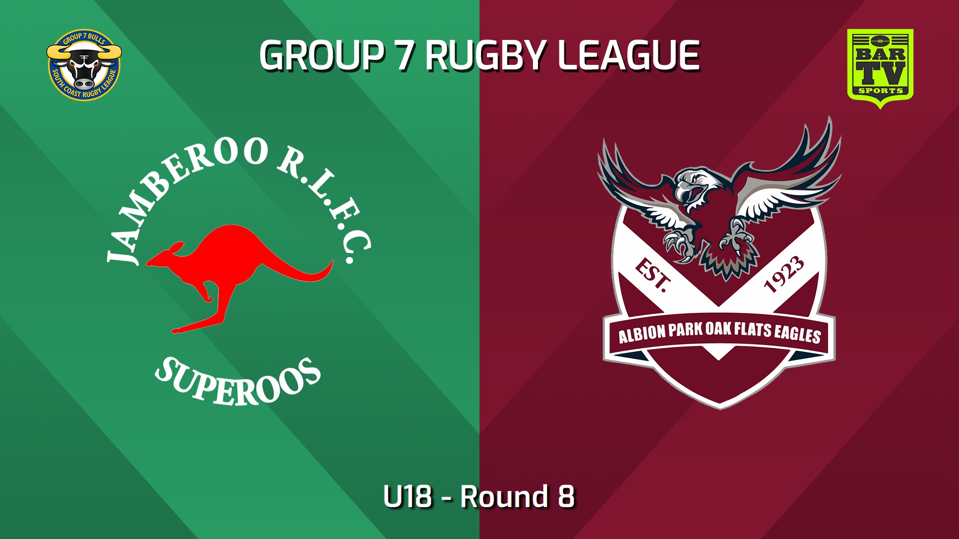 240525-video-South Coast Round 8 - U18 - Jamberoo Superoos v Albion Park Oak Flats Eagles Minigame Slate Image
