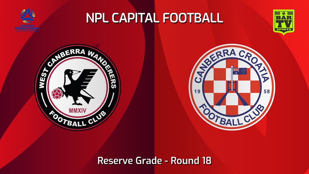 240811-video-NPL Women - Reserve Grade - Capital Football Round 18 - West Canberra Wanderers FC W v Canberra Croatia FC W Slate Image