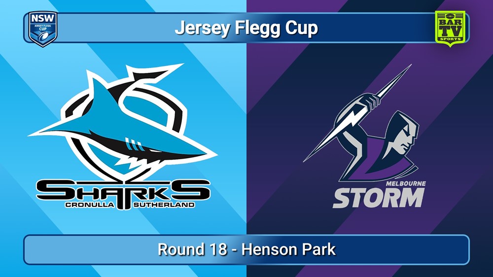 250705-video-Jersey Flegg Cup Round 18 - Cronulla-Sutherland Sharks v Melbourne Storm Slate Image