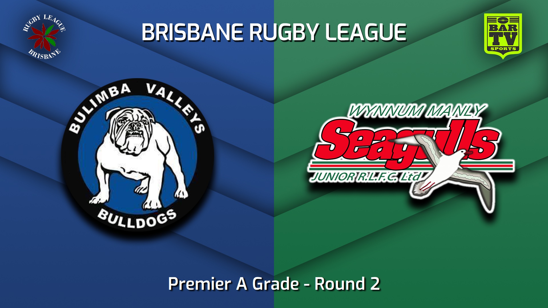 230325-BRL Round 2 - Premier A Grade - Bulimba Valleys Bulldogs v Wynnum Manly Seagulls Juniors Slate Image