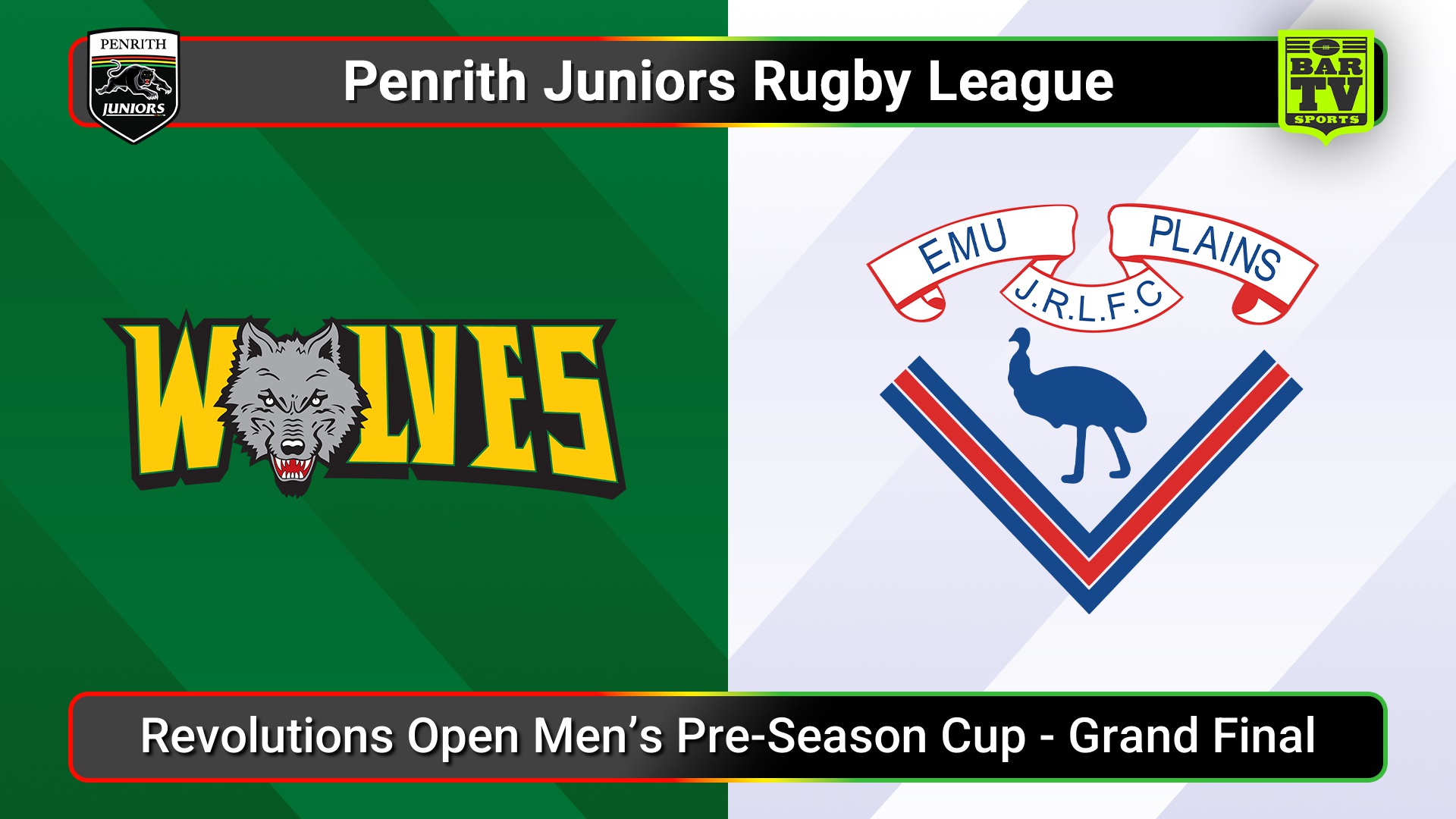 250301-video-Penrith & District Junior Rugby League Grand Final - Revolutions Open Men’s Pre-Season Cup - Windsor Wolves v Emu Plains Slate Image