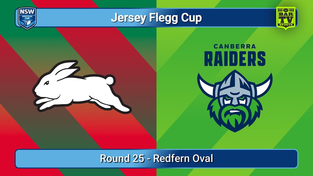 250823-video-Jersey Flegg Cup Round 25 - South Sydney Rabbitohs v Canberra Raiders Slate Image